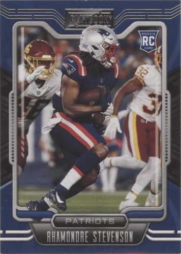 2021 Panini Playbook Rhamondre Stevenson #133