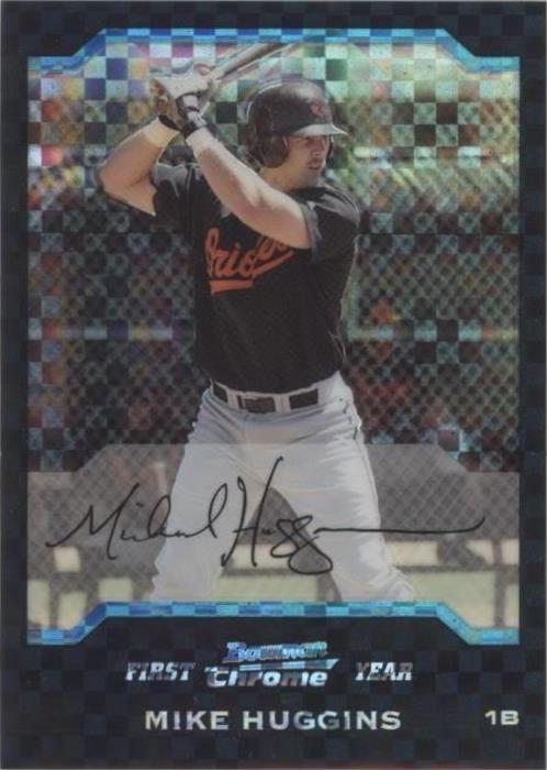 2004 Bowman Chrome - First Year X-Fractor #268 Mike Huggins /172 (RC ...