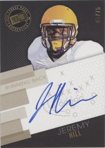 2014 Press Pass Jeremy Hill #PPS-JH2