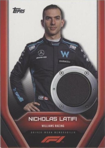 2022 Topps Formula 1 - Nicholas Latifi #F1RL-NL