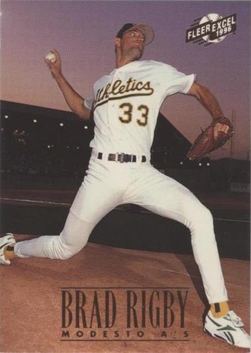 1996 Fleer Excel - Brad Rigby #100