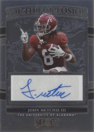 2022 Panini Select Draft Picks John Metchie III #YE-JME