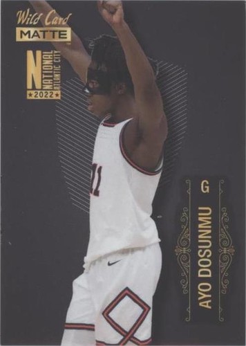 2022 Wild Card MATTE National Convention - Ayo Dosunmu #MBN-2