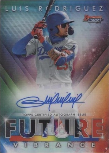 2021 Bowman's Best - Luis Rodriguez #BFVA-LR
