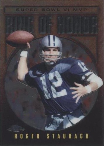 2002 Topps Chrome Roger Staubach #RS6
