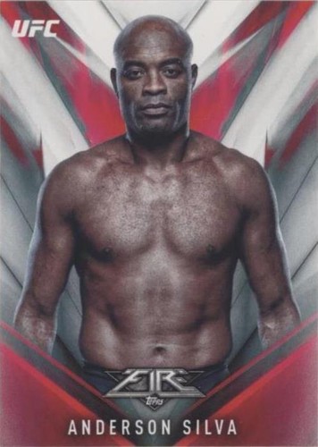 2017 Topps UFC Fire - Anderson Silva #3