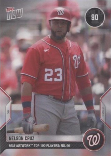 2022 Topps Now MLB Network Top 100 Players - Nelson Cruz #T-90
