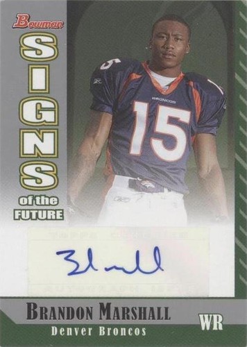 2006 Bowman Brandon Marshall #SF-BM