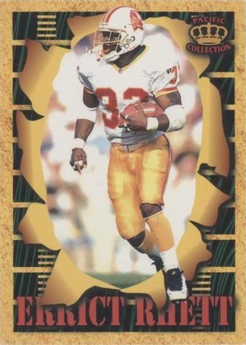 1996 Pacific Invincible Errict Rhett #SM173