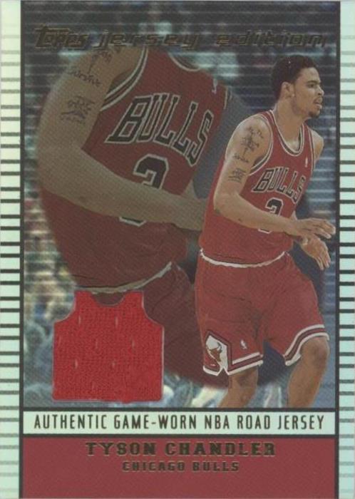 2002-03 Topps Jersey издание - Тайсон Чендлер #JE TC