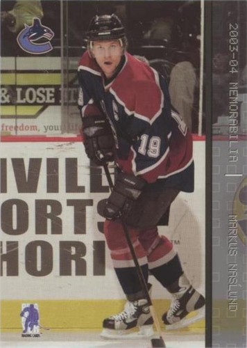 2003-04 In the Game Be A Player Memorabilia - Markus Naslund #50