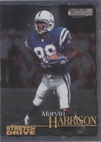 1996 Pro Line II Memorabilia Marvin Harrison #DS15