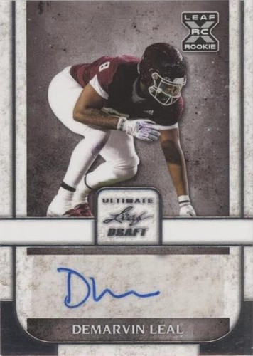 2022 Leaf Ultimate Draft DeMarvin Leal #BA-DL1