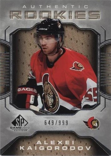 2006-07 SP Game Used Edition - Alexei Kaigorodov #137