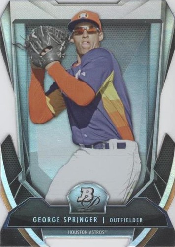 2013 Bowman Platinum - George Springer #CES-GS