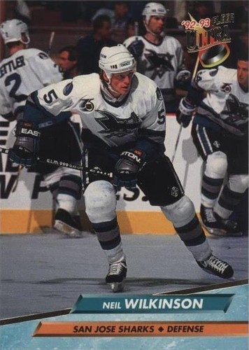 Neil Wilkinson #198 1992-93 Ultra San Jose Sharks Hockey | eBay