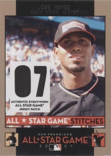 2007 Topps Updates & Highlights - Jose Reyes #ASJR