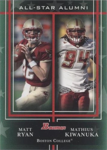 2009 Bowman Draft Picks Mathias Kiwanuka Matt Ryan #AAC1