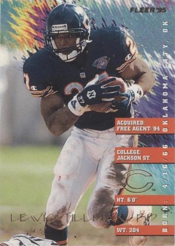 1995 Fleer Lewis Tillman #58