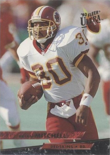 1993 Fleer Ultra Brian Mitchell #492