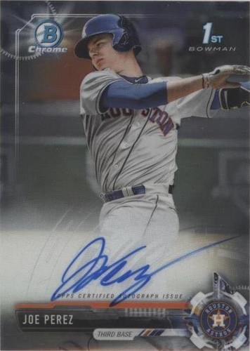 2017 Bowman Draft - Joe Perez #CDA-JP