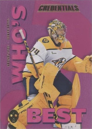2023-24 Upper Deck Credentials - Juuse Saros #WB-JS