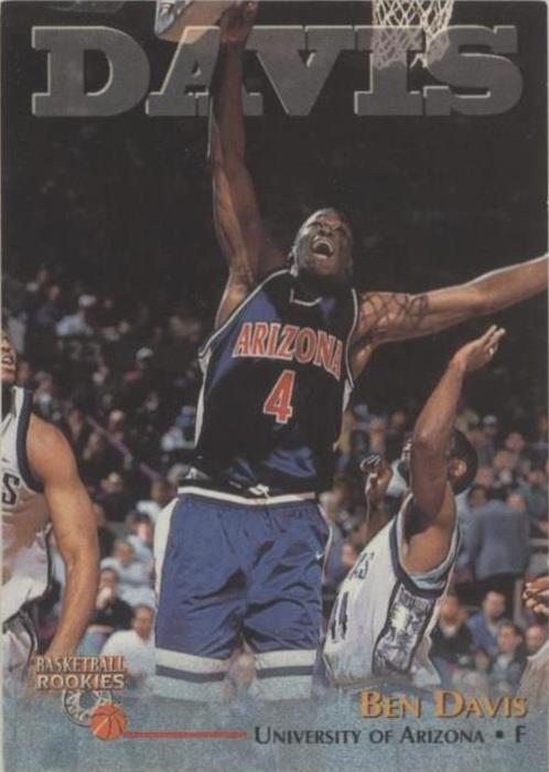 1996 Score Board Basketball Rookies - Ben Davis #66