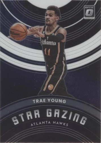 2022-23 Donruss Optic Trae Young 🔥SP Red Green Mojo Prizm
