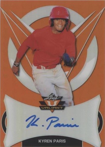 2019 Leaf Valiant - Kyren Paris #BA-KP1