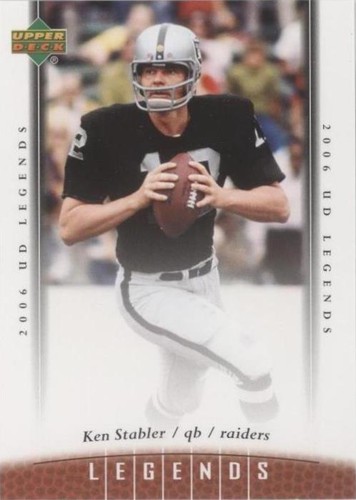 2006 UD Legends Ken Stabler #22