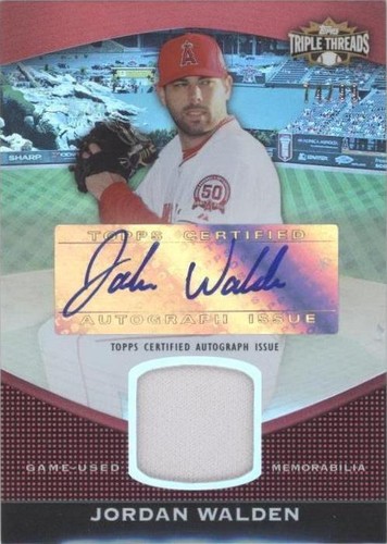2011 Topps Triple Threads - Jordan Walden #TTUAR-96
