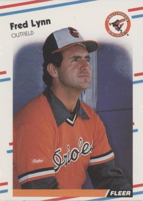 Fleer 1988 - Fred Lynn #566