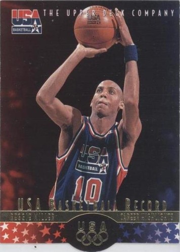 1996 Upper Deck USA Basketball Deluxe Gold Edition - Reggie Miller #16