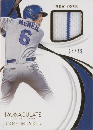 2019 Panini Immaculate Collection - Jeff McNeil #IS-JM