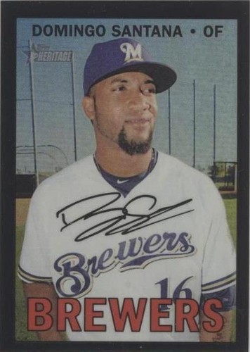 2016 Topps Heritage High Number - Domingo Santana #THC-719