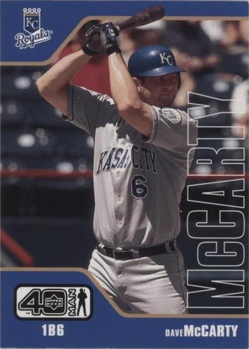 2002 Upper Deck 40 Man - Dave Mccarty #314