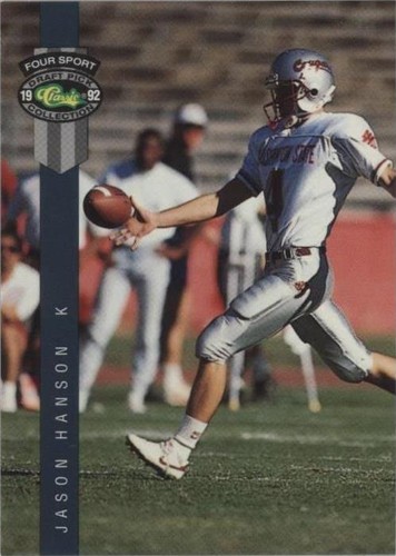 1992 Classic Four Sport Draft Pick Collection Jason Hanson #131