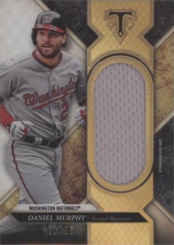 2017 Topps Triple Threads - Daniel Murphy #SJR-DMP