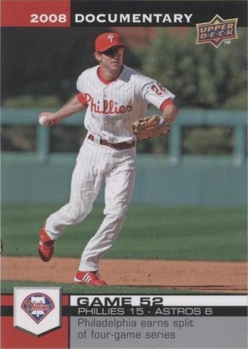 2008 Upper Deck Documentary - Chase Utley #1702