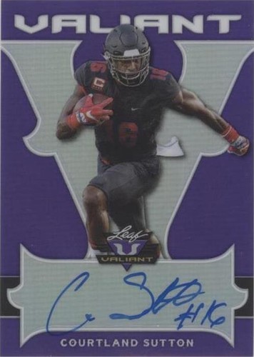 2018 Leaf Valiant Courtland Sutton #BA-CS1