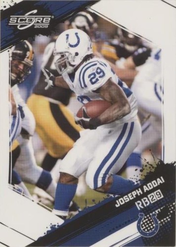 2009 Score Joseph Addai #127
