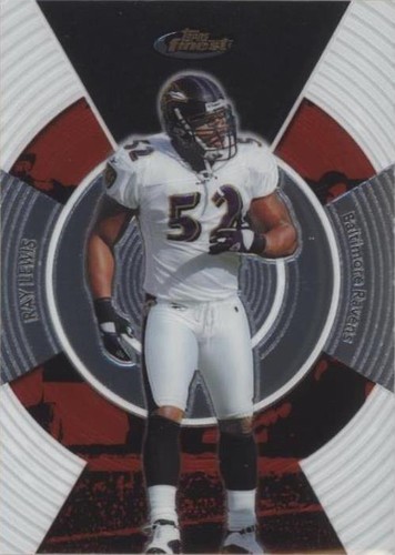 2005 Topps Finest Ray Lewis #12