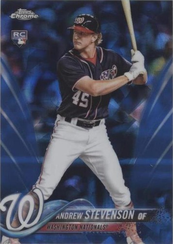 2018 Topps Chrome Sapphire Edition - Andrew Stevenson #261