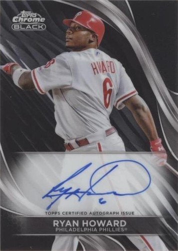 2024 Topps Chrome Black - Ryan Howard #CBA-RH