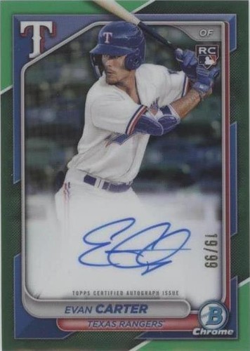 2024 Bowman Chrome - Evan Carter #CRA-EC