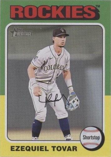 2024 Topps Heritage - Ezequiel Tovar #328