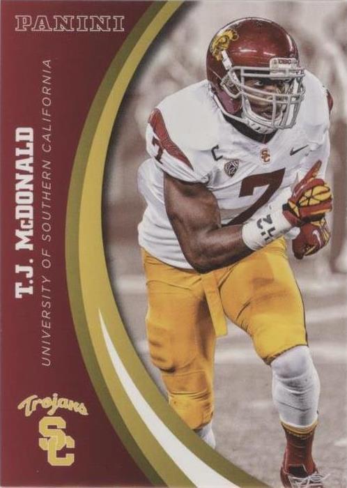 2015 Panini USC Trojans T.J. McDonald #66