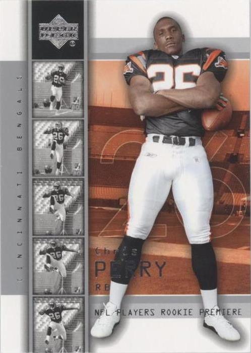2004 Upper Deck NFL Players Rookie Premiere Chris Perry #12