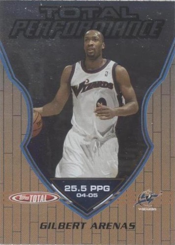 2005-06 Topps Total - Gilbert Arenas #TP17