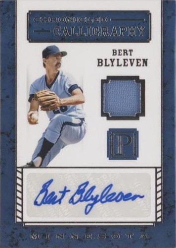 2016 Panini Pantheon - Bert Blyleven #CC-BB